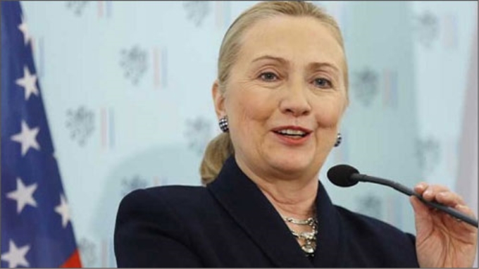 Ngoại trưởng Mỹ Hillary Clinton (Ảnh: Reuters)