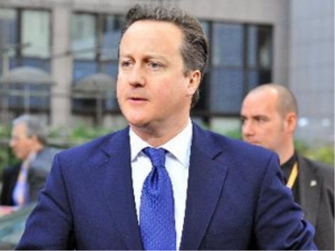 Thủ tướng Anh David Cameron tới hội nghị thượng đỉnh EU ở Brussels ngày 22/11. (Nguồn: AFP/ TTXVN)