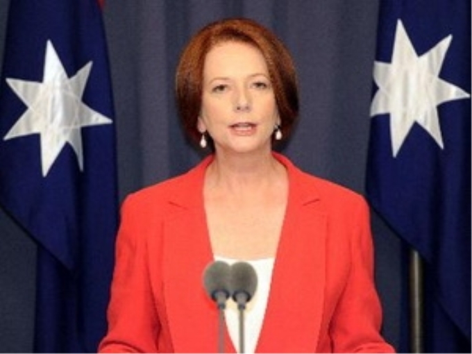 Thủ tướng Australia Julia Gillard. (Ảnh: AFP/TTXVN)