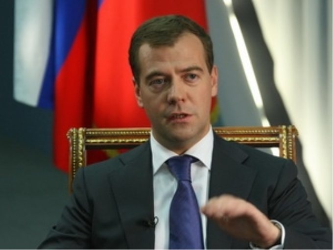 Thủ tướng Nga Dmitry Medvedev. (Nguồn: lagrangeil.com)