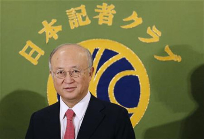 Ông Yukiya Amano tại một cuộc hội thảo ở Tokyo ngày 11/1 (Ảnh: Reuters)