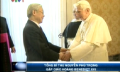 Tổng Bí thư Nguyễn Phú Trọng gặp Giáo hoàng Benedict XVI