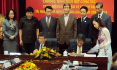 Ban Tuyên giáo Trung ương và  Bộ Tài nguyên và Môi trường ký kết chương trình phối hợp công tác