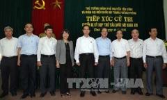 Thủ tướng tiếp xúc cử tri Hải Phòng