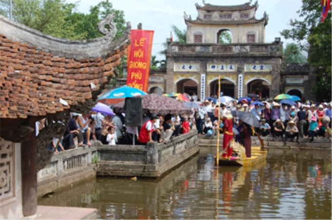 Lễ hội Gióng (Hà Nội) - Di sản văn hóa phi vật thể đại diện của nhân loại. (Ảnh: Thanh Lan/QĐND).