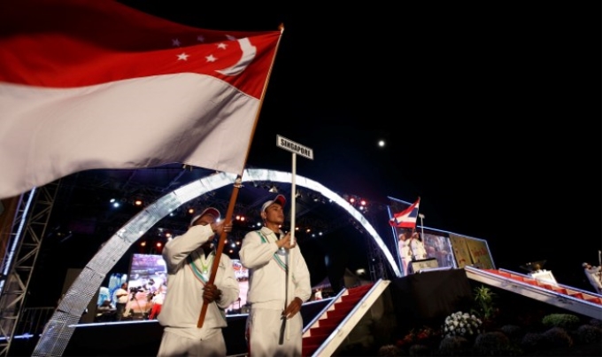 Thời điểm diễn ra SEA Games 28 được chủ nhà Singapore chọn vào mùa hè năm 2015. (ảnh: EPA)