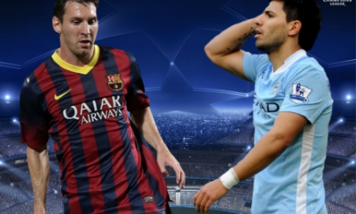 Vòng 1/8 Champions League: Barca đụng Man City