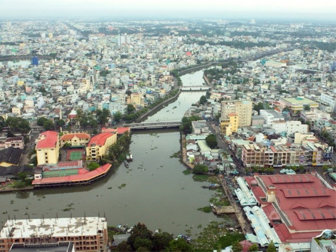 Một góc quận Ninh Kiều, trung tâm thành phố Cần Thơ. (Ảnh: Duy Khương/TTXVN)