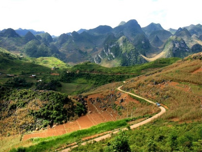 Cao nguyên đá Đồng Văn. (Ảnh: Nhật Anh/TTXVN)