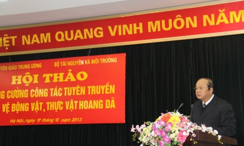 Tăng cường công tác tuyên truyền bảo vệ động vật, thực vật hoang dã