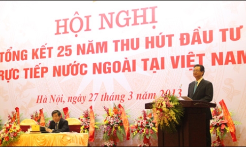 Thực hiện gần 100 tỷ USD vốn FDI sau 25 năm