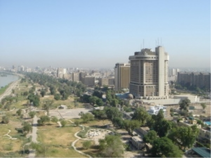 Một góc thủ đô Baghdad.