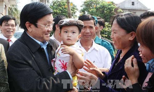 Chủ tịch nước Trương Tấn Sang: “Quảng Bình đã tìm được hướng đi, cần tiếp tục thực hiện hiệu quả”