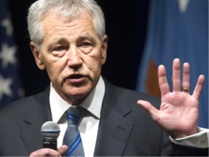 Bộ trưởng Quốc phòng Mỹ Chuck Hagel. (Nguồn: AFP/TTXVN)