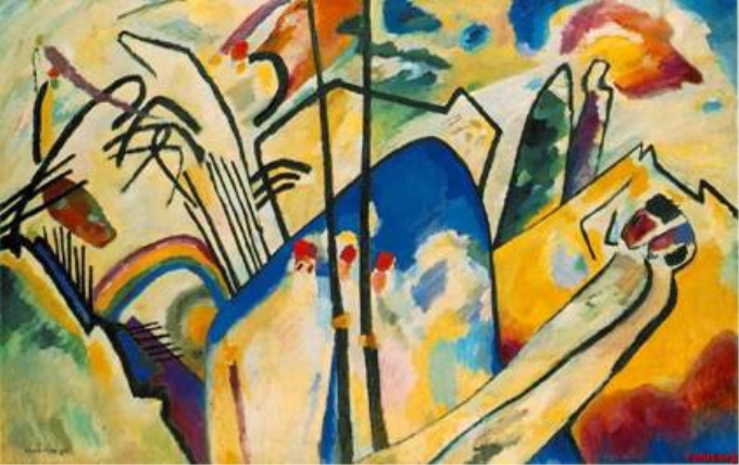 Tranh sơn dầu của họa sĩ người Nga - W.Kandinsky