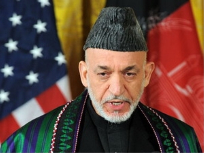 Tổng thống Afghanistan Hamid Karzai. (Nguồn: Guardian)