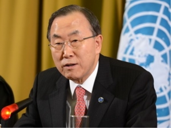 Tổng thư ký Liên hợp quốc Ban Ki-moon. (Ảnh: THX/TTXVN)