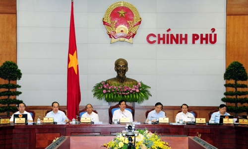 Chính phủ họp phiên thường kỳ tháng 5/2013