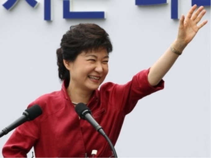 Tổng thống Hàn Quốc Park Geun-hye.