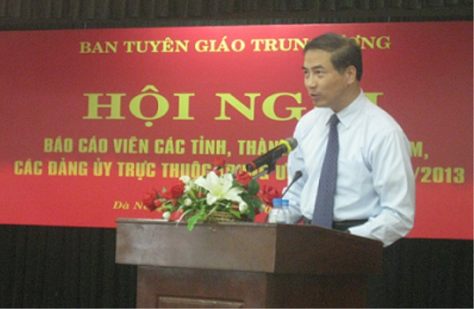 Phó trưởng Ban Tuyên giáo Trung ương Bùi Thế Đức.