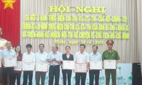 Pleiku: gắn thực hiện Chỉ thị 03 với nhiệm vụ ngành công an