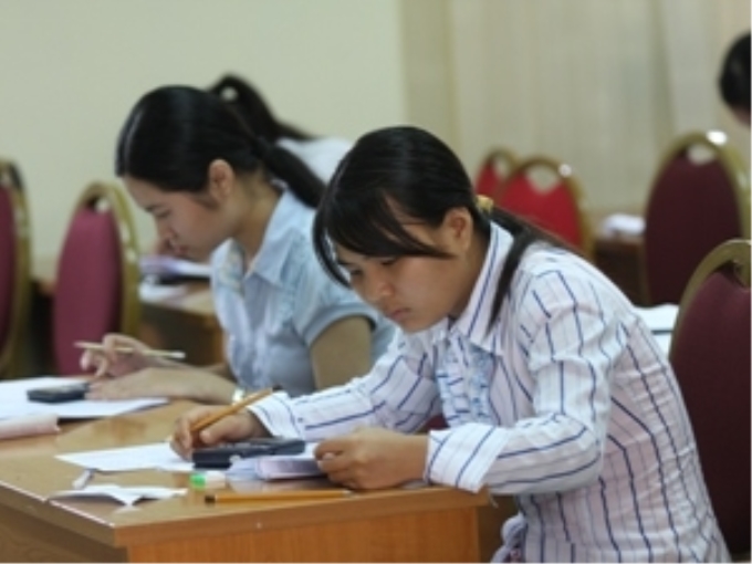 Thí sinh dự thi đại học. (Ảnh: Phạm Mai/Vietnam+)