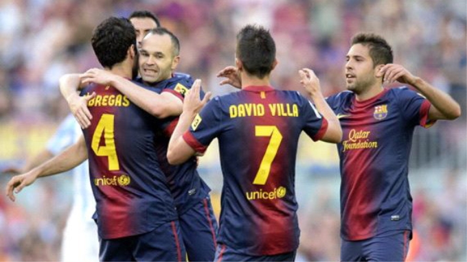 Barca đã kết thúc mùa giải một cách rất ấn tượng (ảnh Getty)