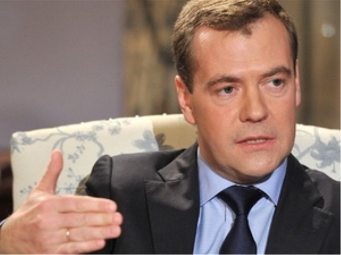 Thủ tướng Nga Dmitry Medvedev. (Nguồn: AP)