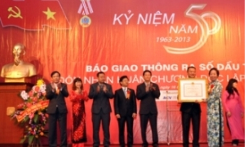 Báo Giao thông vận tải kỷ niệm 50 năm ra số đầu