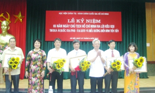 Học viện Chính trị - Hành chính quốc gia Hồ Chí Minh: thi đua nâng cao chất lượng nghiên cứu, giảng dạy