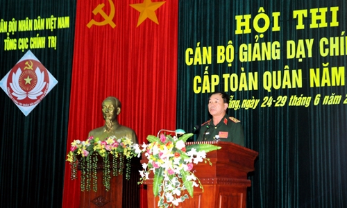 135 thí sinh đạt danh hiệu “Cán bộ giảng dạy chính trị giỏi cấp toàn quân”