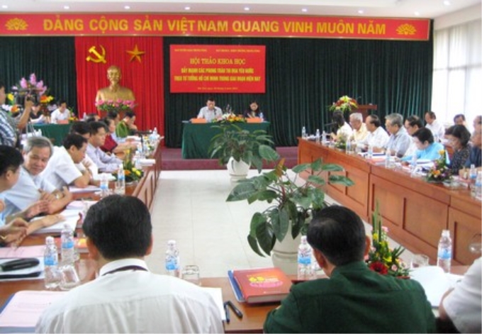 Quang cảnh buổi hội thảo.