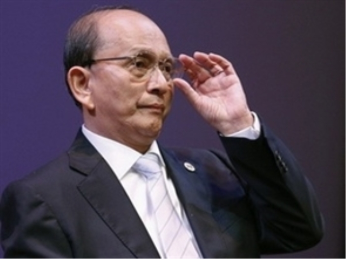 Tổng thống Myanmar Thein Sein . (ảnh: Bangkokpost)