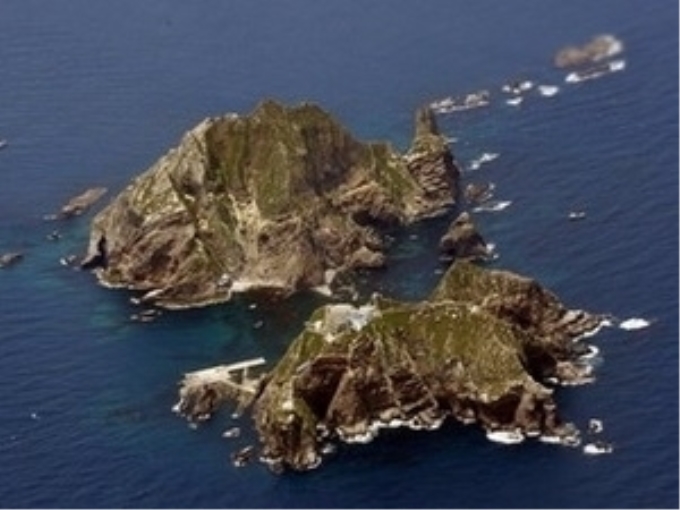 Quần đảo Takeshima/Dokdo. (Nguồn: AP)