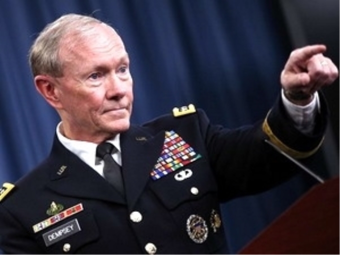 Chủ tịch Hội đồng tham mưu trưởng liên quân Mỹ, Tướng Martin Dempsey. (Nguồn: Getty Images)