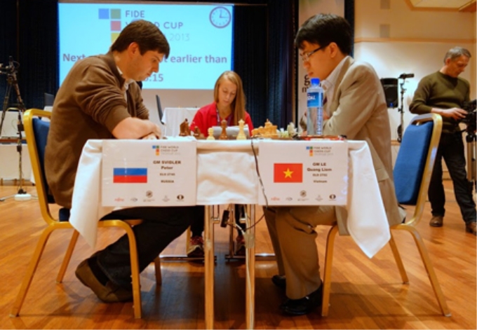 Quang Liêm dừng bước trước nhà vô địch thế giới Svidler