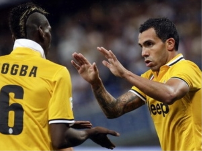 Tevez tiếp tục tỏa sáng trong màu áo Juventus. (Nguồn: Reuters)