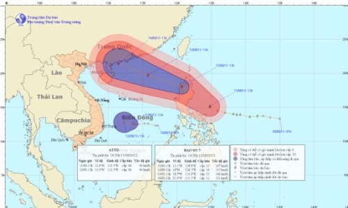 Khẩn trương phòng chống bão Utor