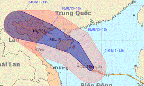 Ảnh hưởng của bão số 5 tại các địa phương