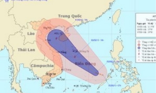 Áp thấp nhiệt đới trên biển Đông có thể thành bão