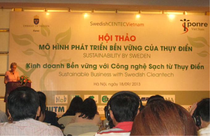 Đại sứ Thụy Điển tại Việt Nam Camilla Mellander phát biểu tại Hội thảo, khẳng định: Thụy Ðiển và Việt Nam đã có quan hệ hợp tác chặt chẽ, chân thành và tin cậy lẫn nhau trong suốt 44 năm qua. Thụy Ðiển đã giúp Việt Nam trong công tác xóa đói, giảm nghèo và cải thiện việc sử dụng bền vững nguồn tài nguyên thiên nhiên.