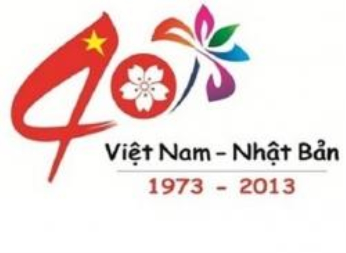 Logo kỷ niệm 40 năm quan hệ Việt Nam - Nhật Bản. (Ảnh minh hoạ).