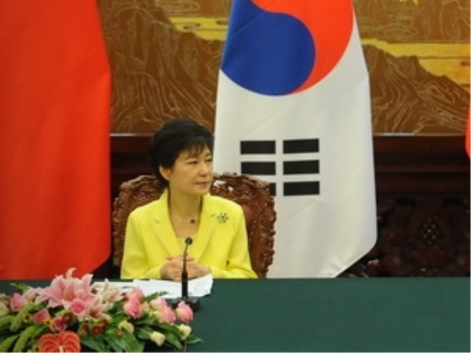 Tổng thống Hàn Quốc Park Geun Hye. (Ảnh: AFP/TTXVN)