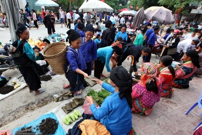 Chợ phiên Hoàng Su Phì.