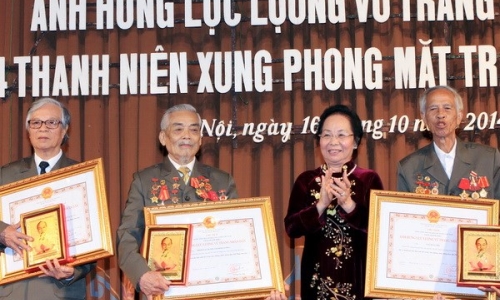 Phong tặng, truy tặng 5 cựu Thanh niên xung phong danh hiệu Anh hùng