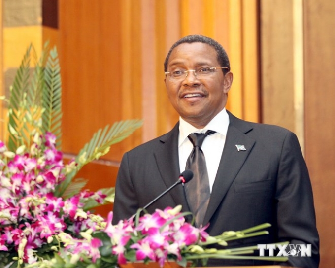 Tổng thống Cộng hòa Thống nhất Tanzania Jakaya Mrisho Kikwete. (Ảnh: Tuấn Anh/TTXVN)