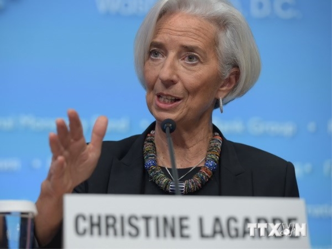 Bà Christine Lagarde. (Ảnh: AFP/TTXVN)