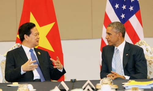 Thủ tướng Nguyễn Tấn Dũng gặp chính thức Tổng thống Obama