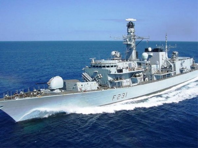 Tàu hộ vệ F-231 ''HMS Argyll'' thuộc Type 23 của hải quân Anh. (Nguồn: PA)