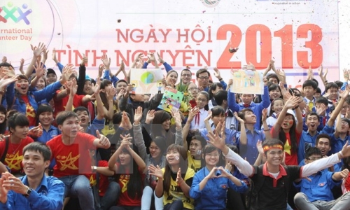 10.000 người tham gia ngày hội tình nguyện Quốc gia 2014